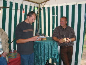 Die Hauptveranstalter Rainer Sonntag und Franz Josef (Sense) Harth.